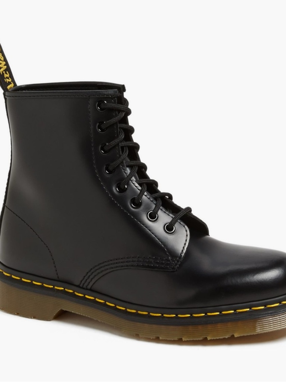 New Dr. Martens Men's 1460 Black Leather Lace-Up Boot
